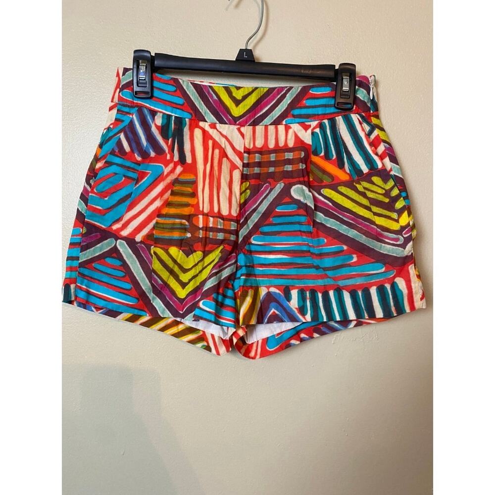 J.Crew Womens Geo Brushstroke Short 3” inseam shorts -- Size 4
